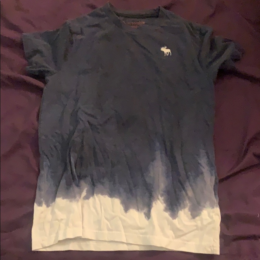 Abercrombie kids 13/14 blue/white shirt